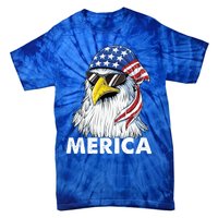 Patriotic Eagle Mullet 4th Of July Usa American Flag Merica Cute Gift Tie-Dye T-Shirt