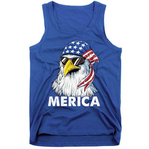 Patriotic Eagle Mullet 4th Of July Usa American Flag Merica Cute Gift Tank Top