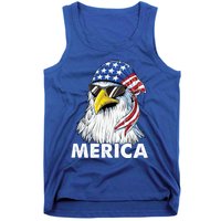 Patriotic Eagle Mullet 4th Of July Usa American Flag Merica Cute Gift Tank Top