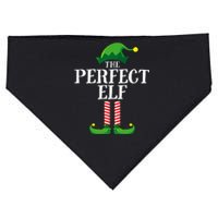 Perfect Elf Matching Family Group Christmas Party Pyjamas USA-Made Doggie Bandana