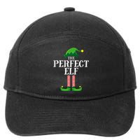 Perfect Elf Matching Family Group Christmas Party Pyjamas 7-Panel Snapback Hat