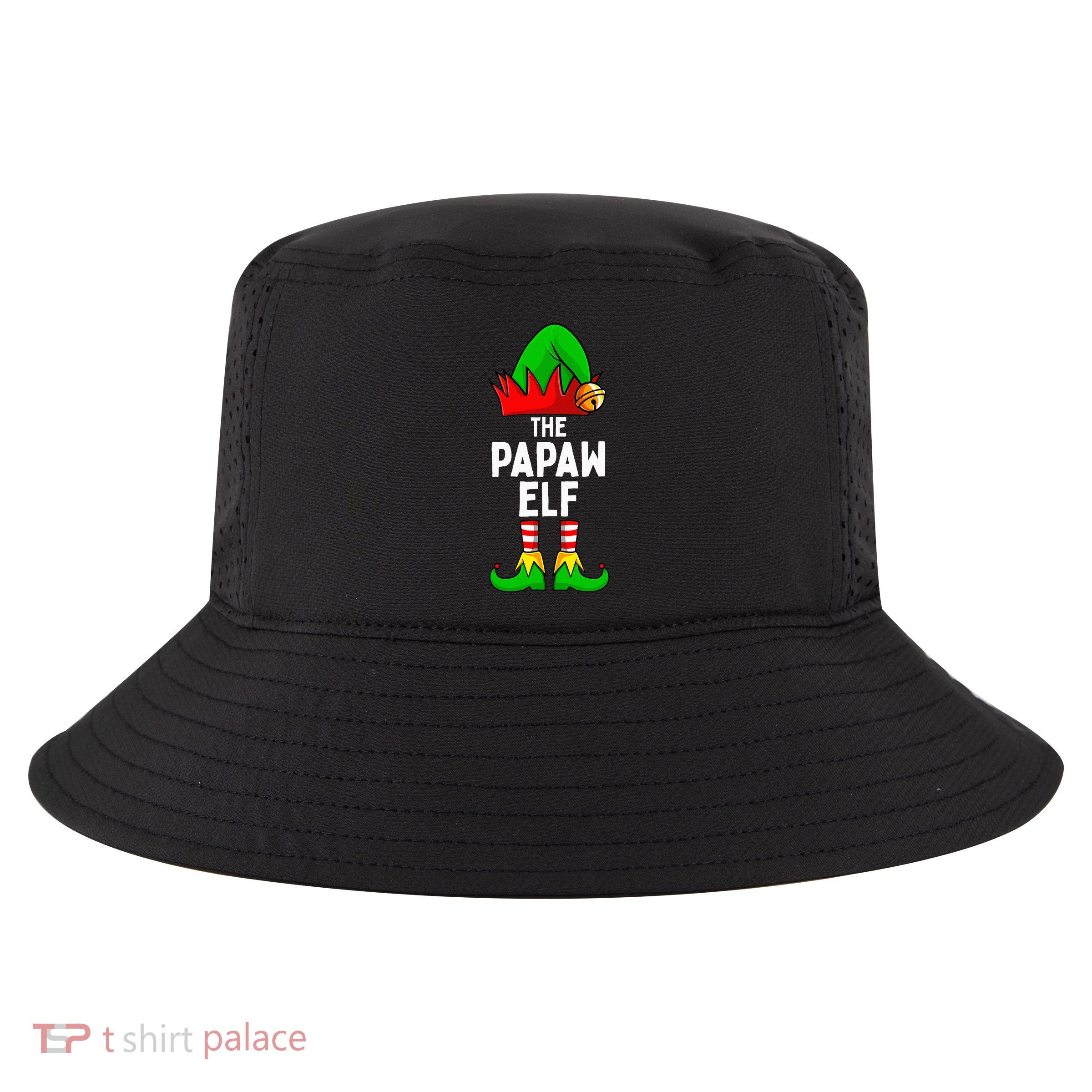 Papaw Elf Matching Family Christmas Cool Comfort Performance Bucket Hat