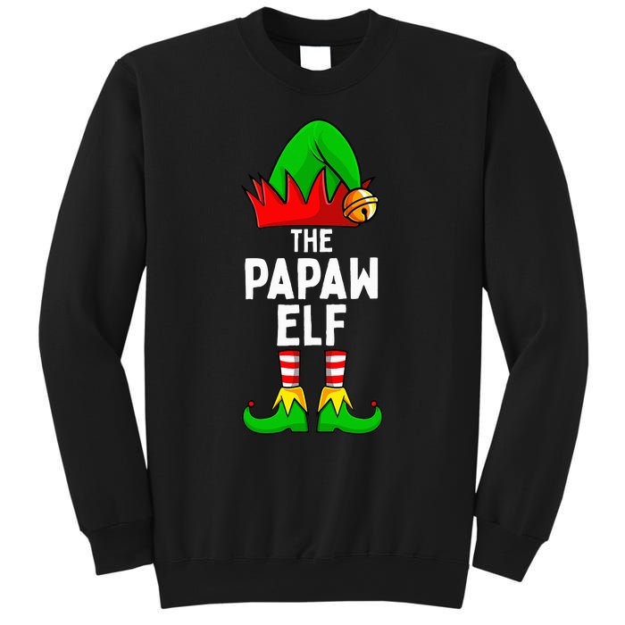 Papaw Elf Matching Family Christmas Sweatshirt