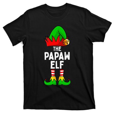 Papaw Elf Matching Family Christmas T-Shirt