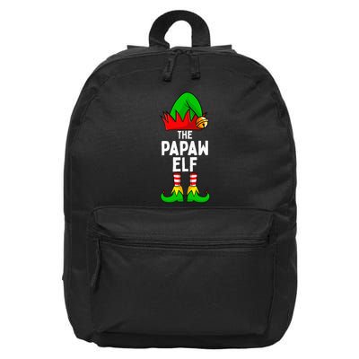 Papaw Elf Matching Family Christmas 16 in Basic Backpack