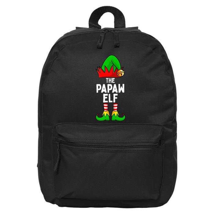 Papaw Elf Matching Family Christmas 16 in Basic Backpack