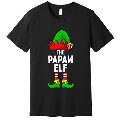 Papaw Elf Matching Family Christmas Premium T-Shirt