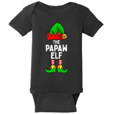 Papaw Elf Matching Family Christmas Baby Bodysuit