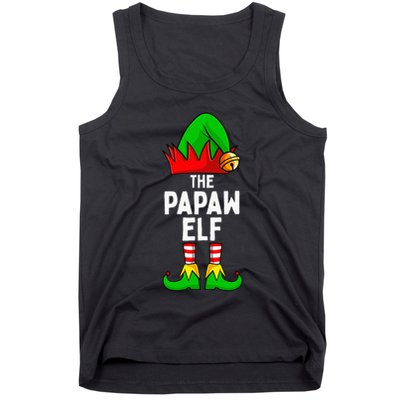 Papaw Elf Matching Family Christmas Tank Top