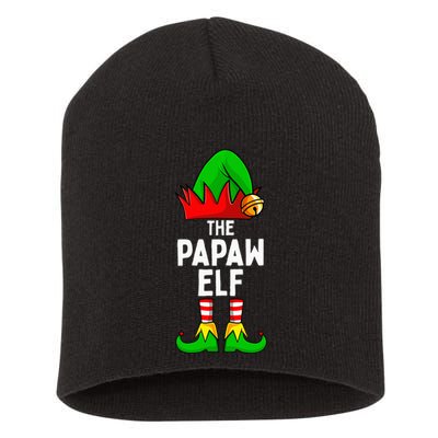 Papaw Elf Matching Family Christmas Short Acrylic Beanie