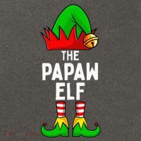 Papaw Elf Matching Family Christmas Cotton Canvas Backpack