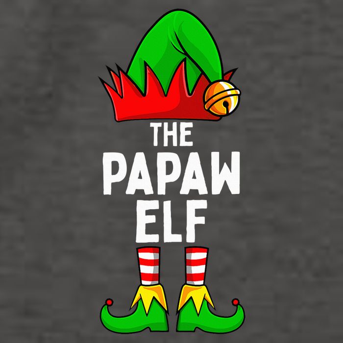 Papaw Elf Matching Family Christmas Vector Backpack