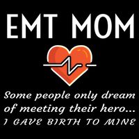 Proud Emt Mom Emergency Medical Technician Mother Quote Gift Impact Tech Backpack