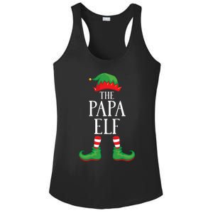 Papa Elf Matching Group Xmas Funny Family Christmas Ladies PosiCharge Competitor Racerback Tank