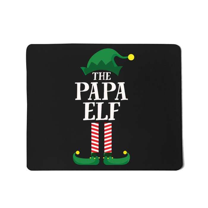 Papa Elf Matching Family Group Christmas Party Mousepad