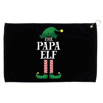 Papa Elf Matching Family Group Christmas Party Grommeted Golf Towel