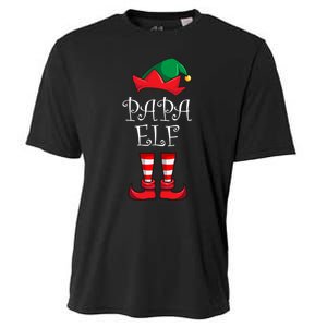 Papa Elf Matching Family Christmas Party Pajama Papa Elf Cooling Performance Crew T-Shirt