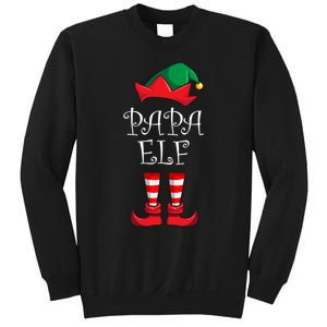 Papa Elf Matching Family Christmas Party Pajama Papa Elf Sweatshirt