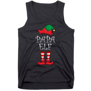 Papa Elf Matching Family Christmas Party Pajama Papa Elf Tank Top