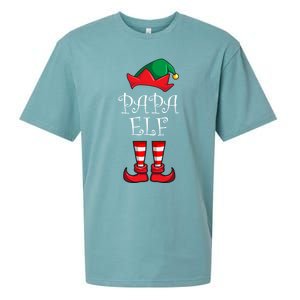 Papa Elf Matching Family Christmas Party Pajama Papa Elf Sueded Cloud Jersey T-Shirt