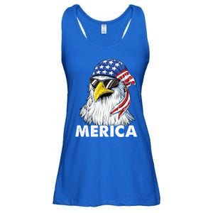 Patriotic Eagle Mullet 4th Of July Usa American Flag Merica Meaningful Gift Ladies Essential Flowy Tank