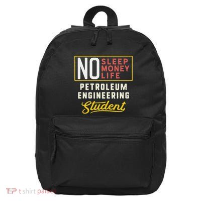 Petroleum Engineering Major Student Graduation 16 in Basic Backpack