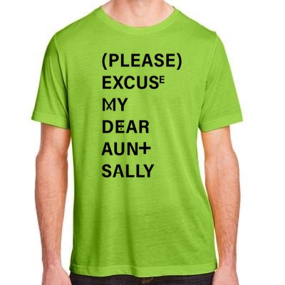 PEMDAS Please Excuse My Dear Aunt Sally Adult ChromaSoft Performance T-Shirt