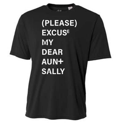 PEMDAS Please Excuse My Dear Aunt Sally Cooling Performance Crew T-Shirt