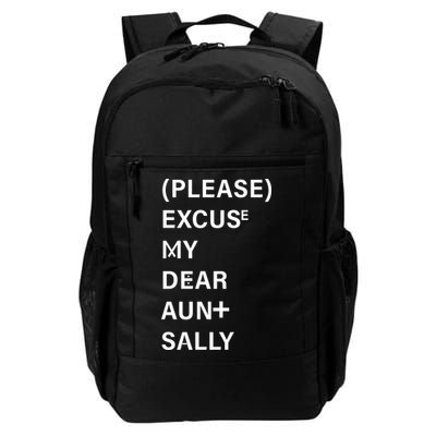 PEMDAS Please Excuse My Dear Aunt Sally Backpack