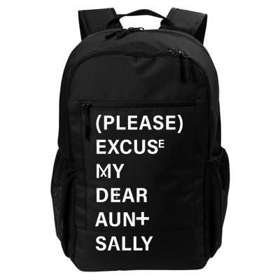 PEMDAS Please Excuse My Dear Aunt Sally Daily Commute Backpack