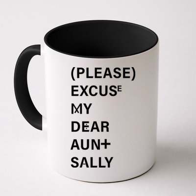 PEMDAS Please Excuse My Dear Aunt Sally Mug
