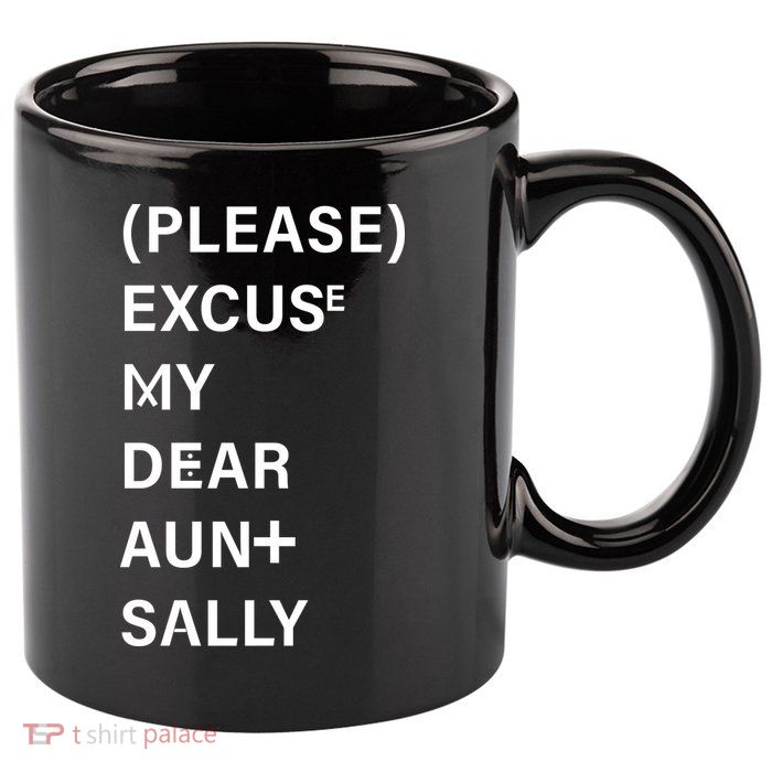 PEMDAS Please Excuse My Dear Aunt Sally 11oz C Handle Ceramic Mug