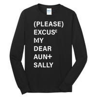 PEMDAS Please Excuse My Dear Aunt Sally Tall Long Sleeve T-Shirt