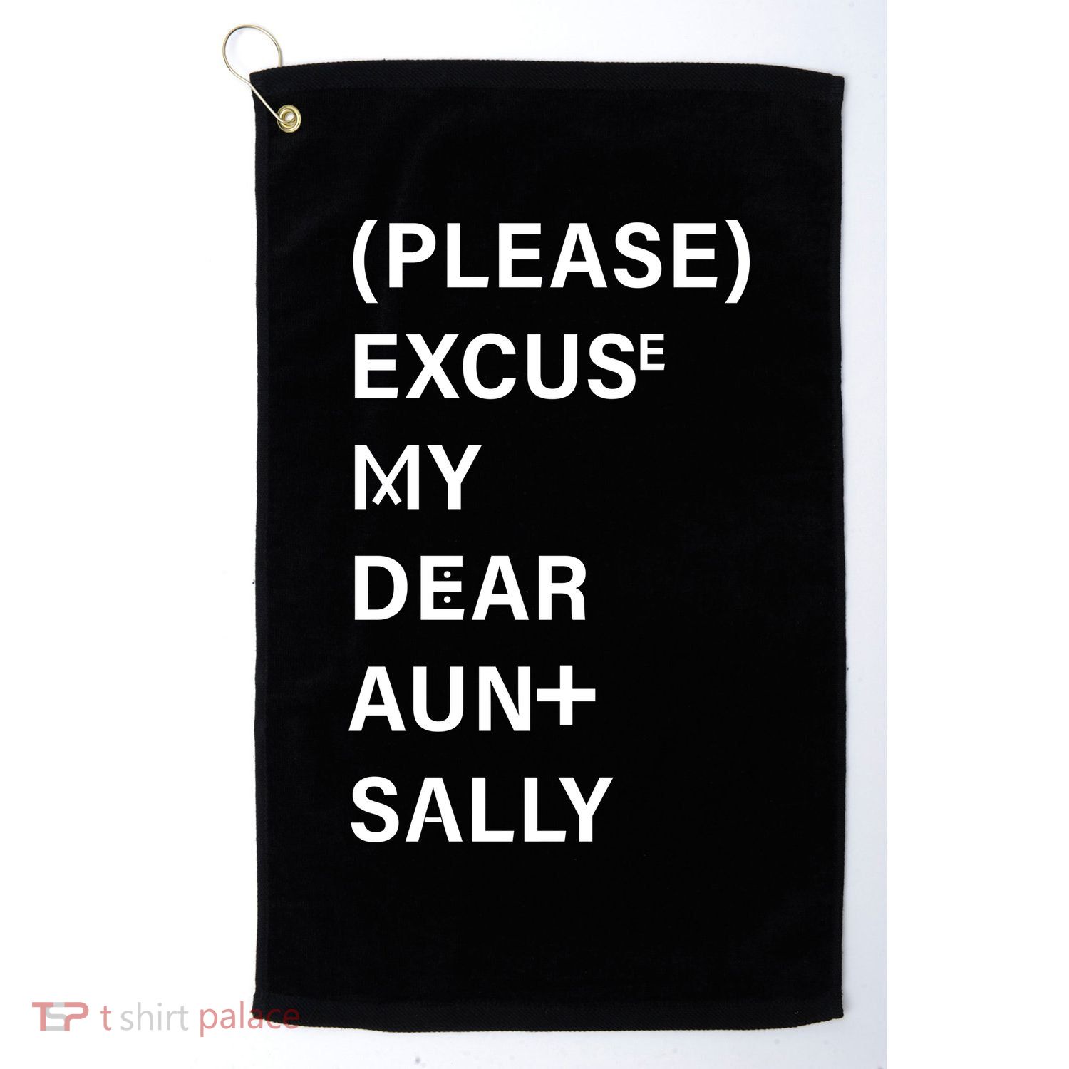 PEMDAS Please Excuse My Dear Aunt Sally Golf Towel