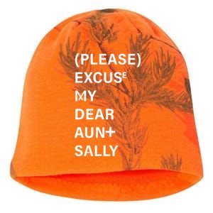 PEMDAS Please Excuse My Dear Aunt Sally Kati - Camo Knit Beanie