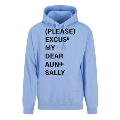 PEMDAS Please Excuse My Dear Aunt Sally Unisex Surf Hoodie