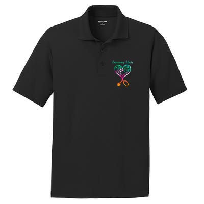 Peds Ed Nurse Rn Er Pediatric Emergency Nursing Heart Love Gift PosiCharge RacerMesh Polo