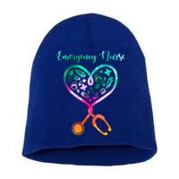 Peds Ed Nurse Rn Er Pediatric Emergency Nursing Heart Love Gift Short Acrylic Beanie