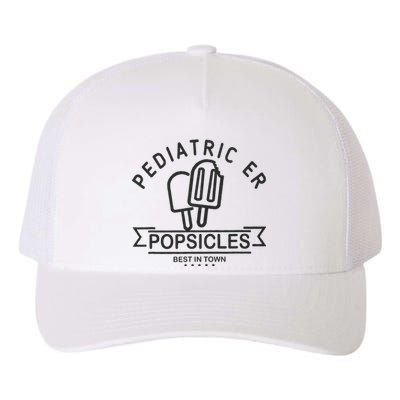 Pediatric Emergency Nurse Popsicle Funny ER ED Nurse Peds Rn Yupoong Adult 5-Panel Trucker Hat