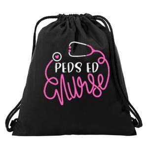 Peds ED Nurse RN ER Pediatric Emergency Nursing Department Drawstring Bag