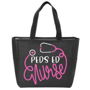 Peds ED Nurse RN ER Pediatric Emergency Nursing Department Zip Tote Bag