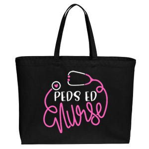 Peds ED Nurse RN ER Pediatric Emergency Nursing Department Cotton Canvas Jumbo Tote