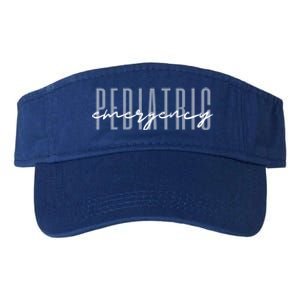 Pediatric Emergency Nurse Practitioner Peds Registered Nurse Cool Gift Valucap Bio-Washed Visor