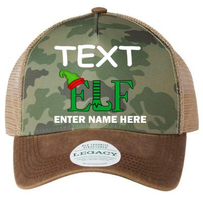 Personalize Elf Name Custom Family Matching Christmas Legacy Tie Dye Trucker Hat