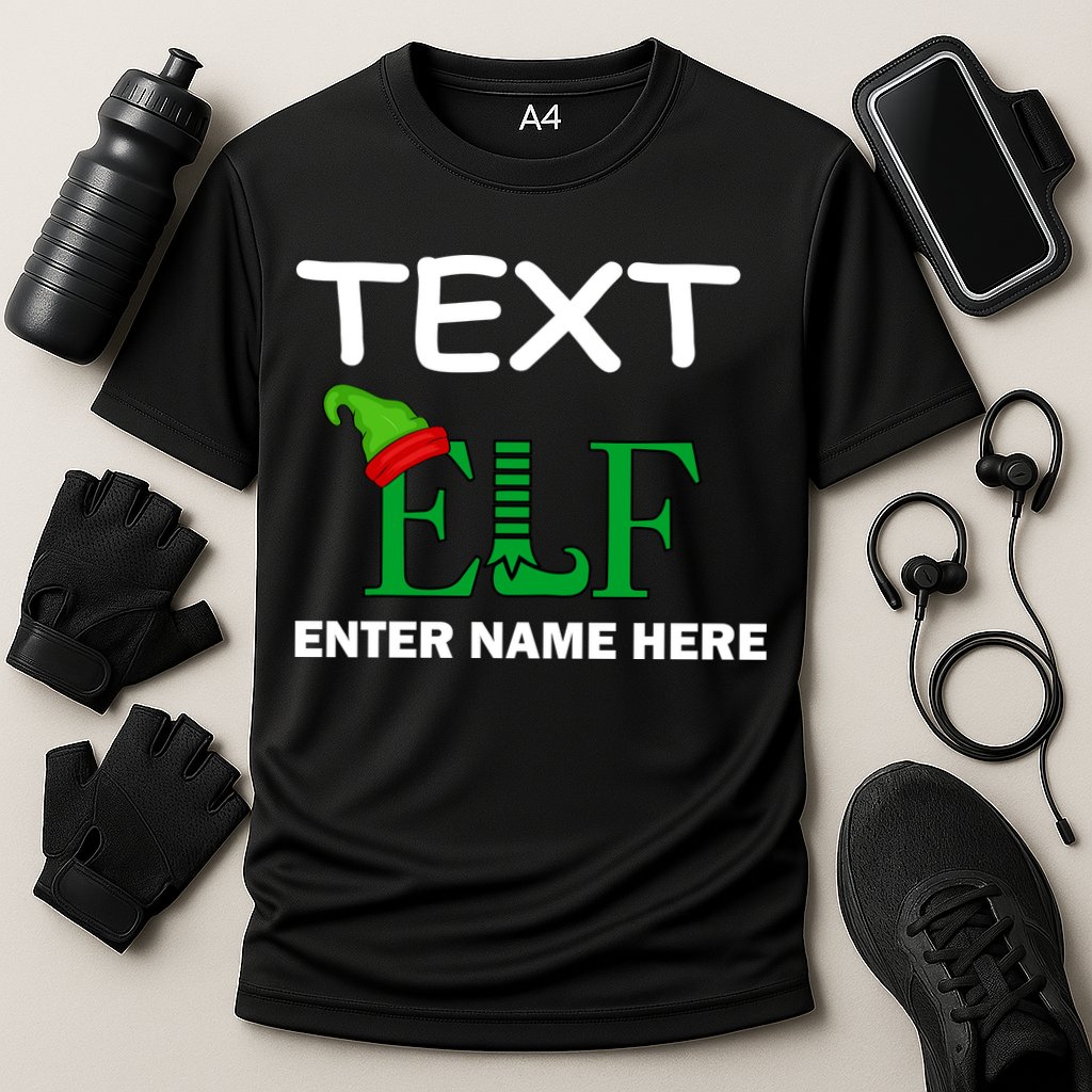 Personalize Elf Name Custom Family Matching Christmas Performance Shirt