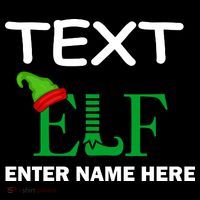Personalize Elf Name Custom Family Matching Christmas Performance Shirt