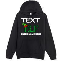 Personalize Elf Name Custom Family Matching Christmas Premium Pullover Hoodie