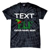 Personalize Elf Name Custom Family Matching Christmas Tie-Dye T-Shirt