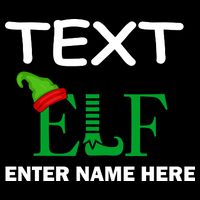 Personalize Elf Name Custom Family Matching Christmas Tie-Dye T-Shirt