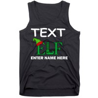 Personalize Elf Name Custom Family Matching Christmas Tank Top